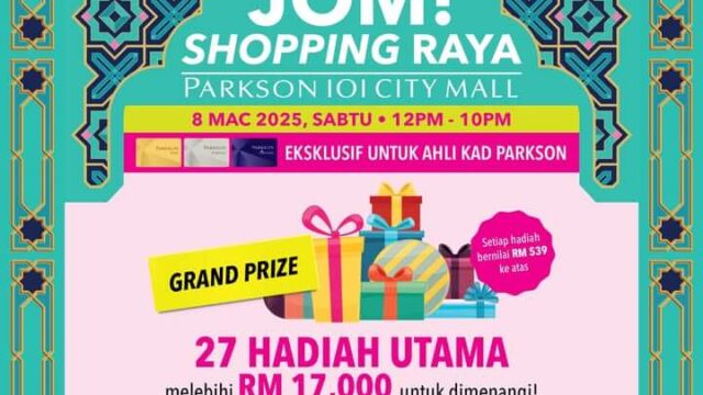 Parkson IOI City Mall Malaysia grand prize jomsale